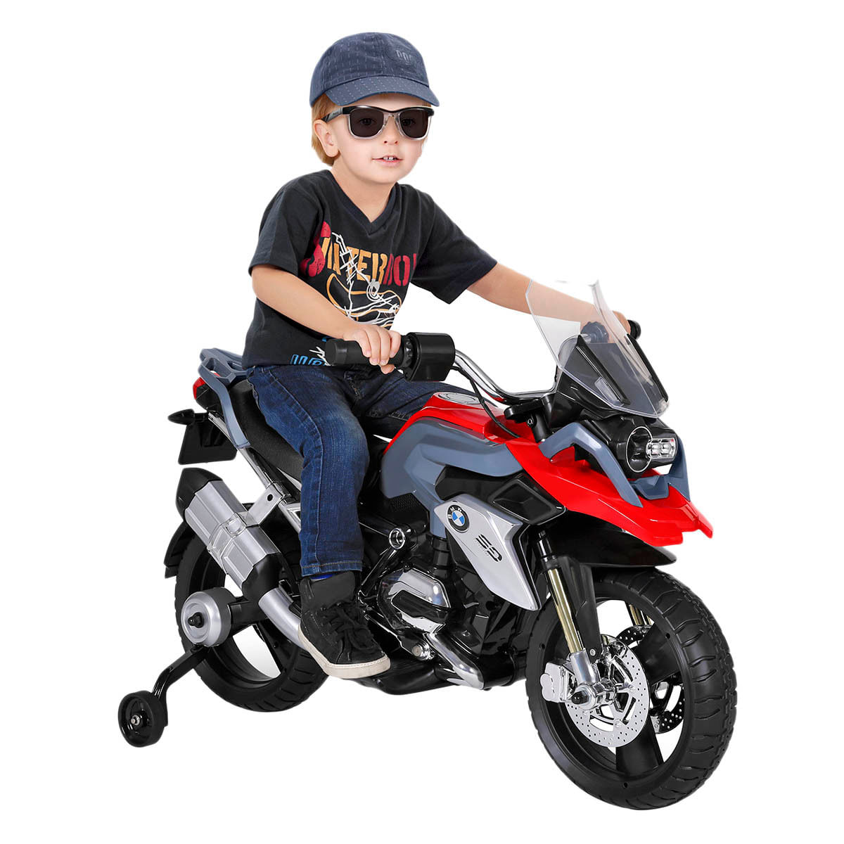 Moto Elétrica Infantil Bandeirante Ban Preta e Vermelha 6V - Carrefour -  Carrefour