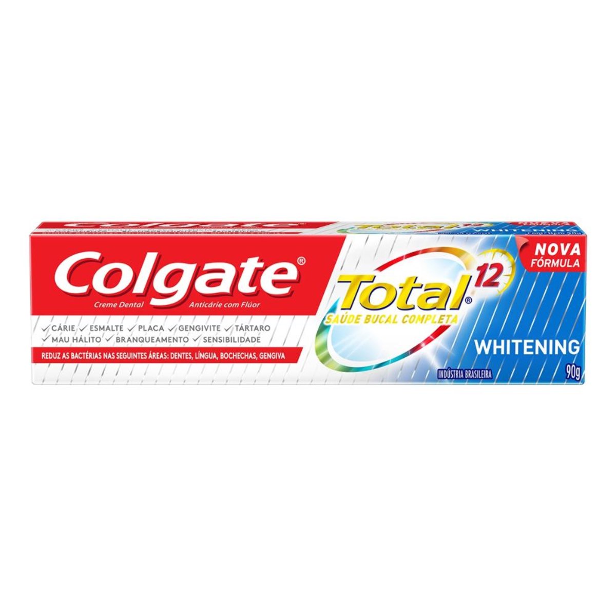 Creme Dental Colgate Total 12 Whitening 90g