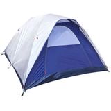 Barraca de Camping Iglu para 4 Pessoas em Fibra De Vidro Nautika Dome Branco e Azul