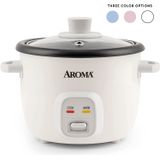 Aroma Housewares 4 Xícaras (cozido) / 1qt. Panela De Arroz &amp, Grãos (arc-302ng), Branca
