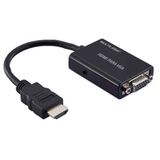 Conversor Hdmi M X Vga F Com Saída De Áudio - Wi293