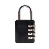 Cadeado Com Segredo 40mm Western Em Aço Carbono Para Malas Mochilas Armários Portas