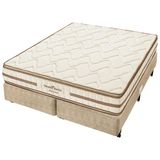 Cama Box para Casal Tamanho King com Colchão de Espuma D33 Americanflex Clinoflex Bambu 193 x 203 x 61 cm