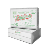 Papel Interfolha Branco 22,5x21 2 Dobras Dubbon 28g Com 1.000 Folhas Dubbon