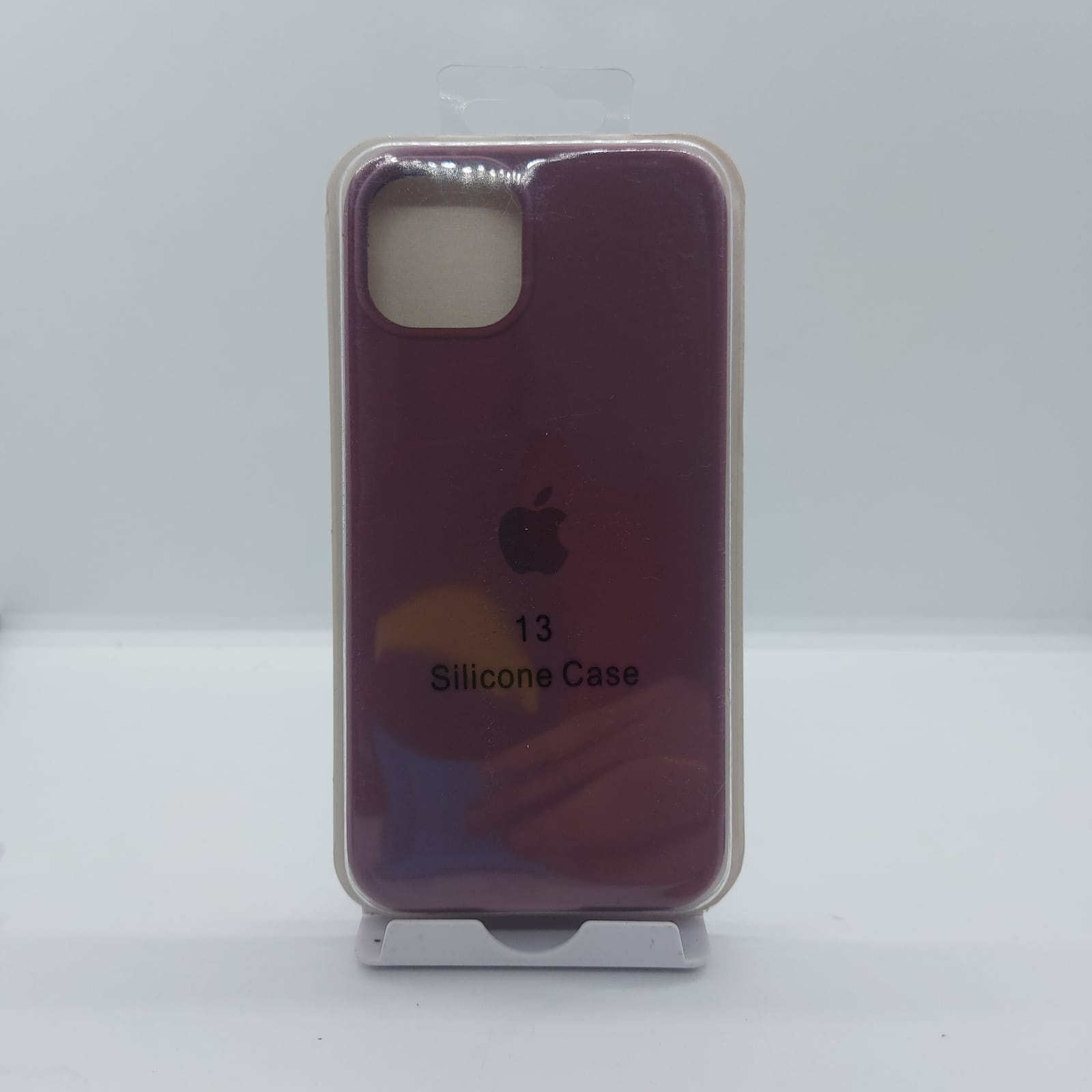 Capa Case De Silicone Com Interior Aveludado Premium Com Maçã - Fundo Fechado - Iphone 13 (alta Qualidade!)