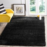 Tapete para Sala e Quarto Peludo Luxo Casa Dona 200x250cm Preto Petroleo