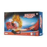 Pista Express Wheels Fast Lane Com 1 Carrinho E 7 Peças  Multikids - Br1020