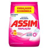 Sabão Em Pó Assim Triplação Floral Embalagem Econômica 800gr