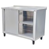 Armário Horizontal Atual Inox AH-430 em Aço Inox 430 1 Metro