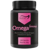 Omega Femme - Prímula, Borragem, Linhaça Vitamina E 120 Caps