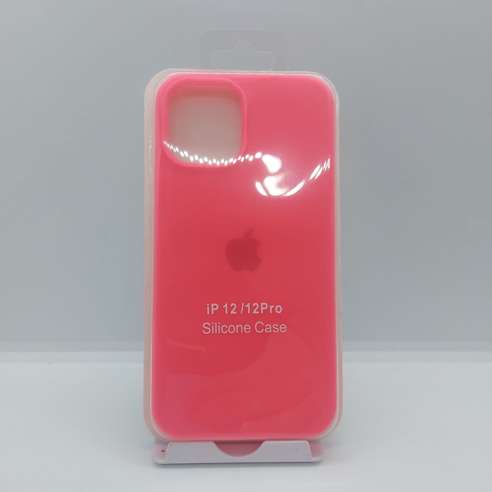 Capa Case De Silicone Com Interior Aveludado Premium Com Maçã Iphone 12 / Iphone 12 Pro - Fundo Fechado