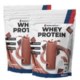 Combo 2un Whey Protein 80% New Nutrition Chocolate