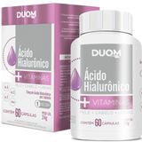 ÁCIDO HIALURÔNICO COM VITAMINAS 1 CÁPSULA DIA - 60 CÁPS DUOM