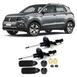 Amortecedor + Kit Batente Vw T-cross Dianteiro 2018 AtÃ© 2021 O Par