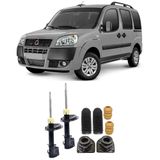 Amortecedor + Kit Batente Fiat Doblo Dianteiro 2001 Até 2013 O Par