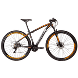 Bicicleta RINO EVEREST 29 Freio a Disco - Cambios Shimano 21v - PRETO/LARANJA 17