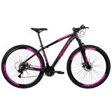 Bicicleta Aro 29 Ksw Xlt Aluminio 21v Cambios Index - PRETO/PINK, 15