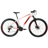 Bicicleta Aro 29 Rino Atacama Freio a disco 21v - BRANCO, 17