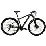 BICICLETA ARO 29 RINO EVEREST 24 VELOCIDADES - FREIO HIDRAULICO  - TRAVA  - GRAFITE, 21