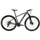 Bicicleta RINO EVEREST 29 Freio a Disco - Cambios Shimano 24v  - GRAFITE/PRETO, 15