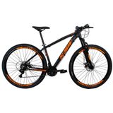 Bicicleta Aro 29 Ksw Xlt Aluminio 21v Cambios Index - PRETO/LARANJA, 15