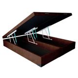 Base para Cama Box Queen Martin Premium com Baú Suede (47x158x198) Marrom