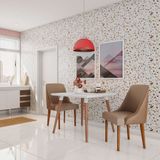 Conjunto com 2 Cadeiras Finley Eiffel Branco