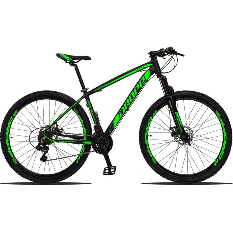 Bicicleta Dropp Z3 Disc H T19 Aro 29 Susp. Dianteira 21 Marchas - Preto/verde