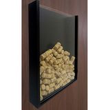 Quadro Porta Rolhas De Vinho Preto Laca