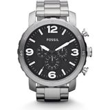 Fossil Relógio Masculino Original em Aço Inoxidável com Cronógrafo de Quartzo JR1353