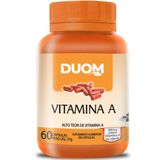 VITAMINA A ALTO TEOR APENAS 1 CÁPSULA DIA 60 CÁPSULAS – DUOM