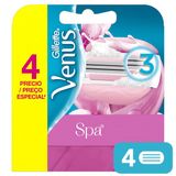 Carga Para Aparelho De Depilar Gillette Venus Spa 4 Unidades
