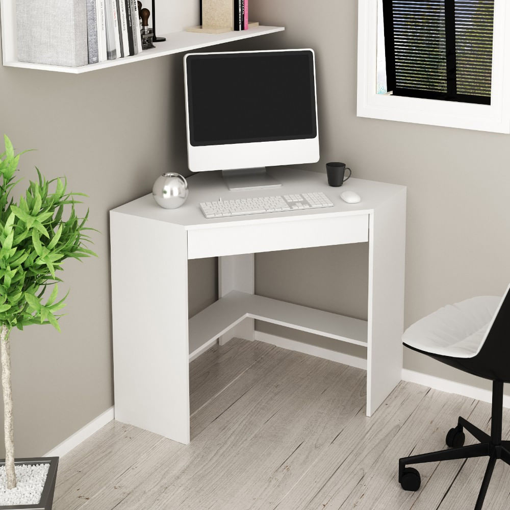 Escrivaninha De Canto 1 Gaveta Me4169 Tecnomobili