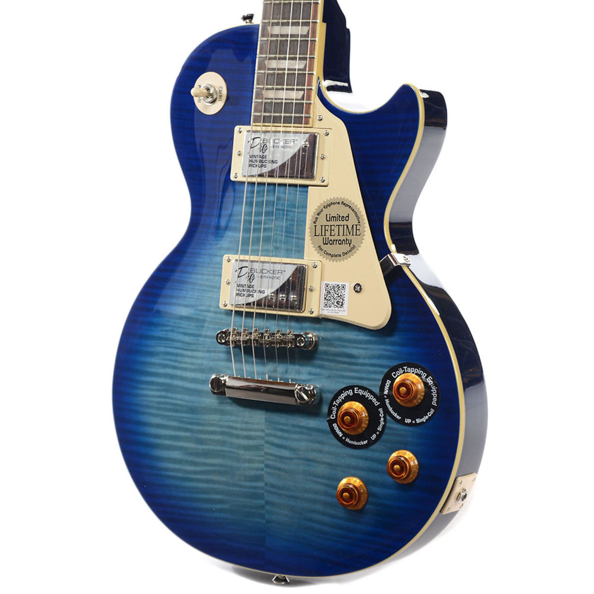 Guitarra Epiphone Les Paul Standard Plus Top Pro Trans Blues - Carrefour - Carrefour Guitarra Epiphone Les Paul Standard Plus Top Pro Trans Blues - Carrefour - Carrefour