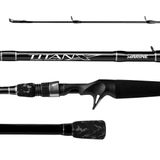 Vara Carretilha Marine Sports Titan X 6.0 1,83m 25 Lbs Traíra Robalo Black Bass