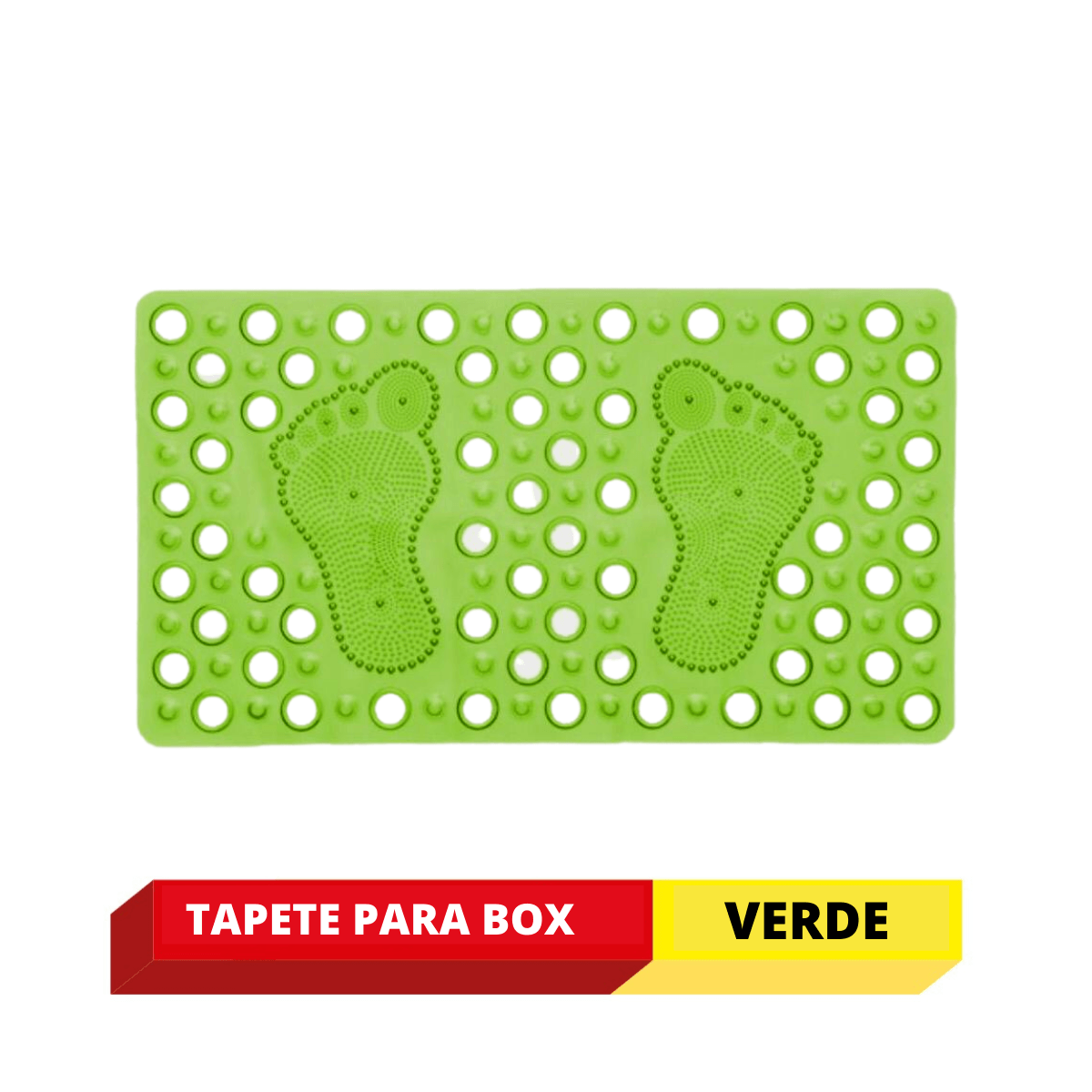 Tapete Para Box Banheiro Antiderrapante Pezinho