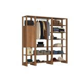 Closet Multi Yes Com Cabideiro Porta E 12 Prateleiras Nova Mobile Montana