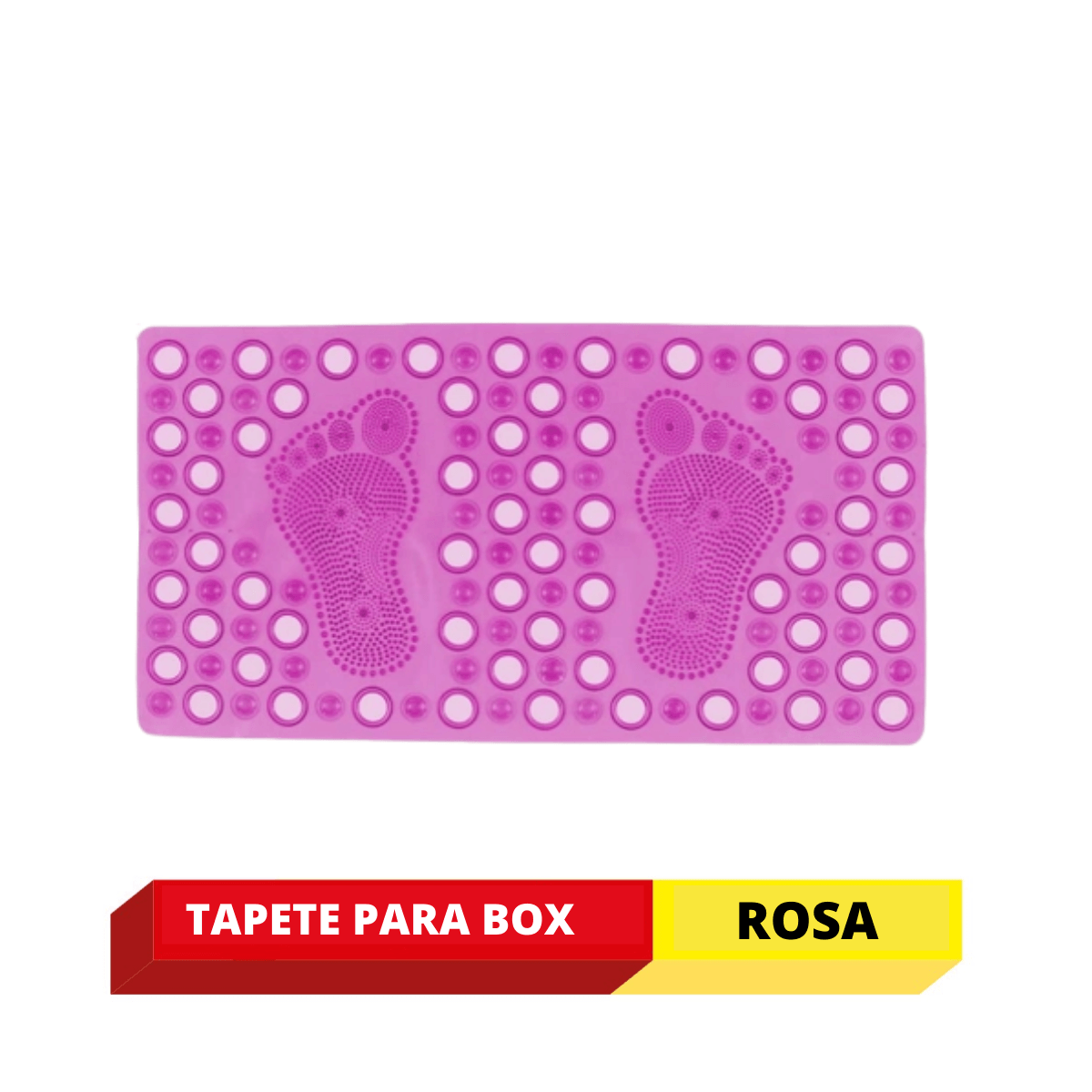 Tapete Para Box Banheiro Antiderrapante Pezinho