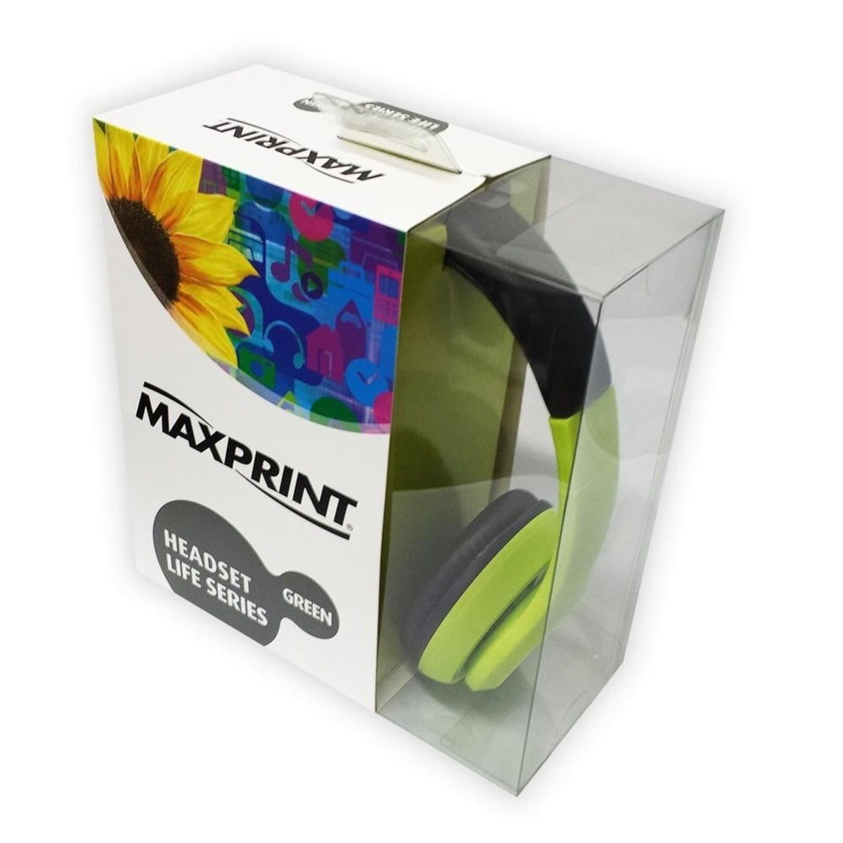 Menor preço em Fone de Ouvido Headphone Maxprint Life Series - Verde - 601211-1