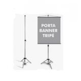 Suporte Porta Banner 2,20m Pedestal Tripé