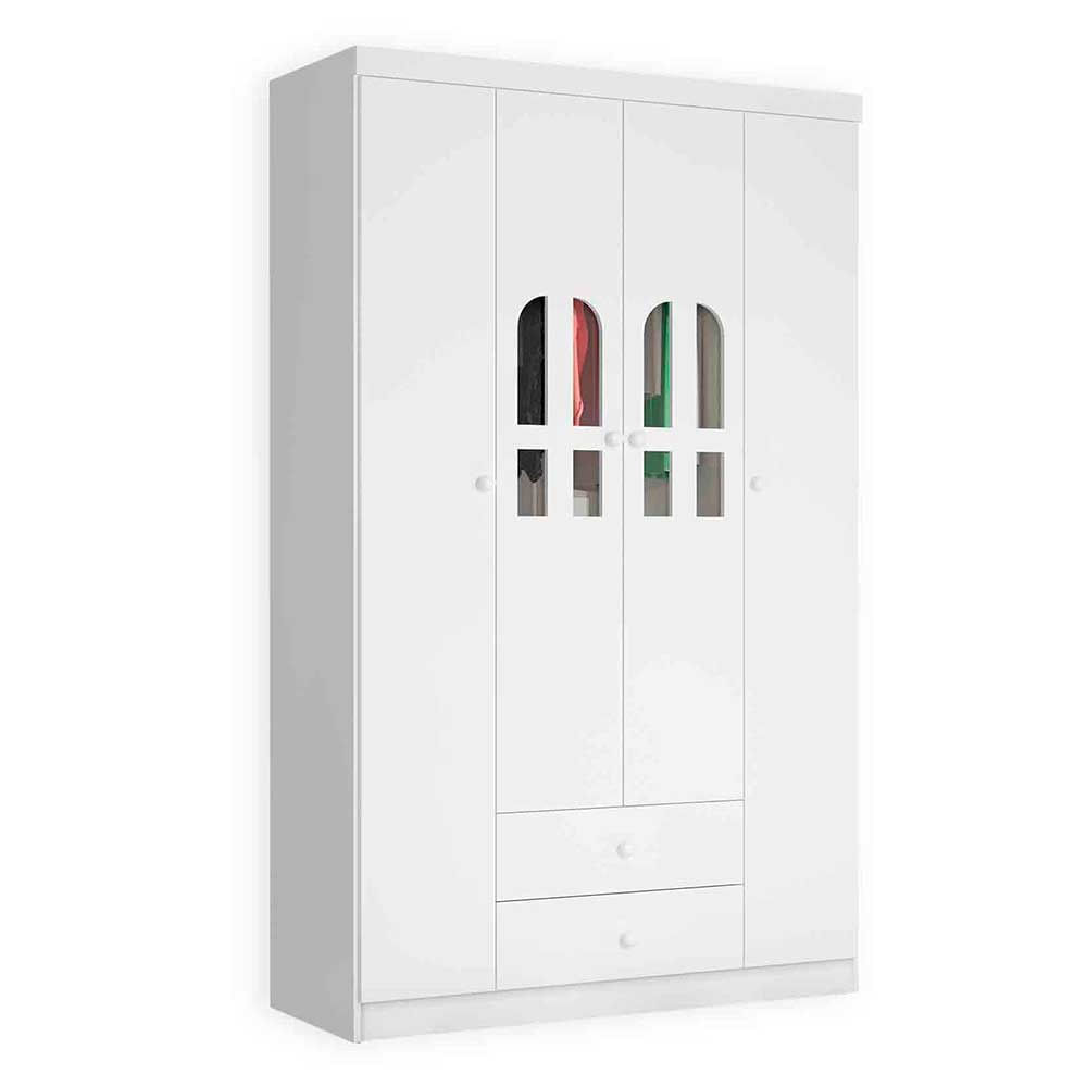 Roupeiro Alvin Com 4 Portas E 2 Gavetas J E A Moveis