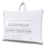 Travesseiro Toque De Pluma Buddemeyer 50x70cm Algodão Branco