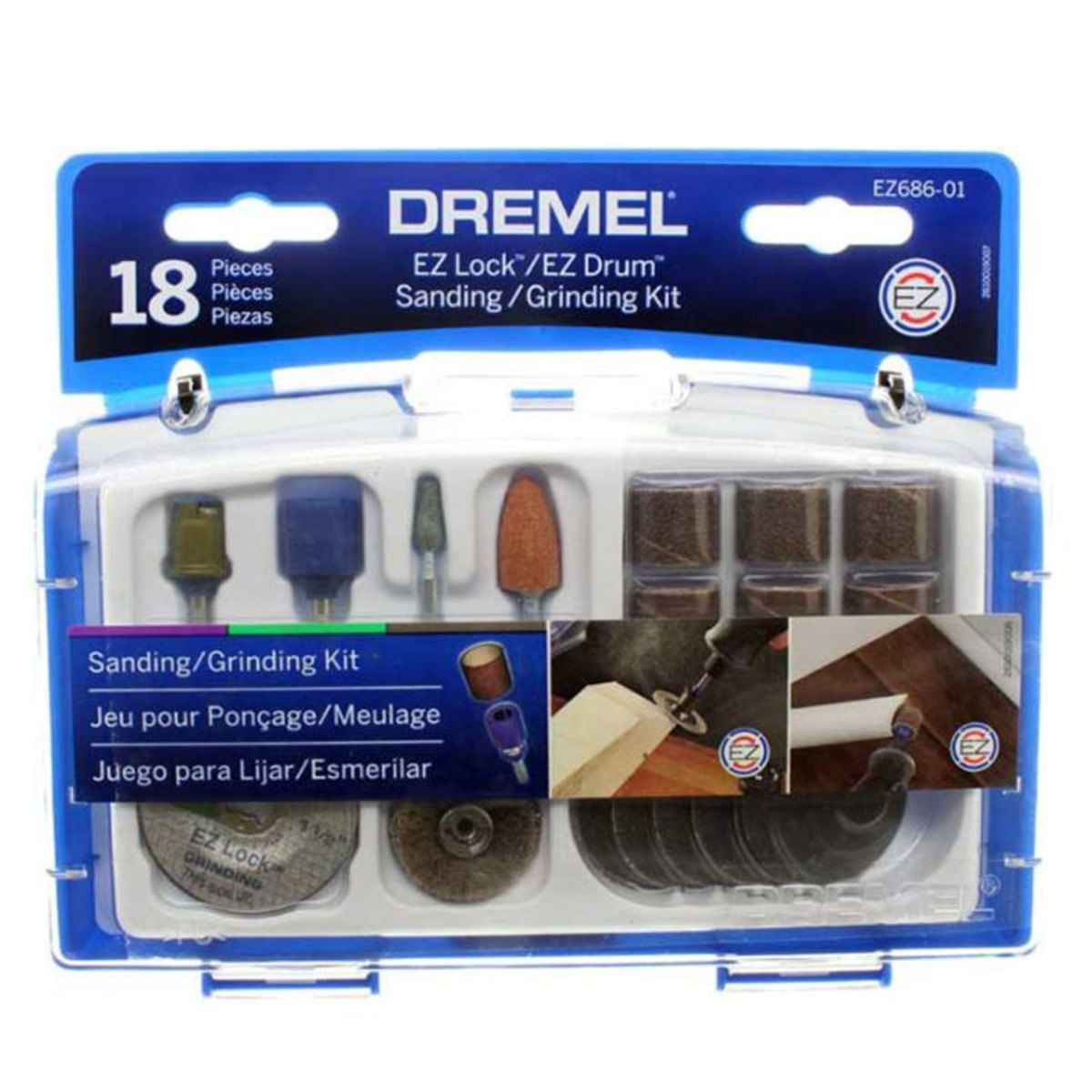 Kit EZ Lock para Micro Retífica Dremel com 18 Peças Referência EZ686-01 DREMEL é boa?