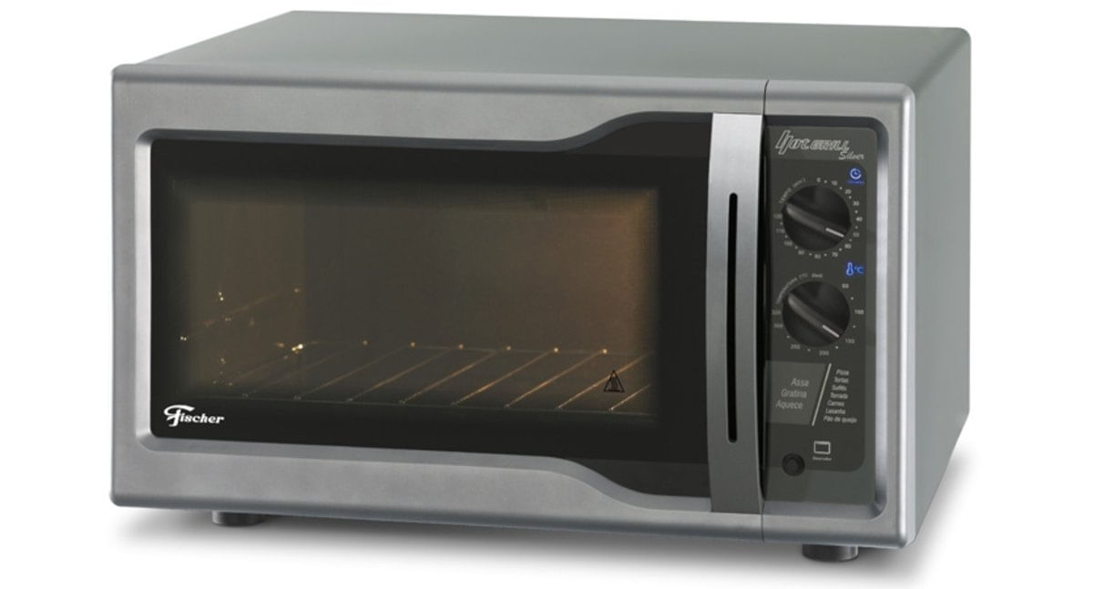 Forno Elétrico Fischer Bancada Hot Grill Silver 44L 127V - 24038-54691 Menor preço em Forno Elétrico Fischer Bancada Hot Grill Silver 44L 127V - 24038-54691