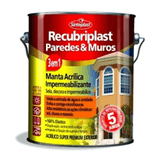 Tinta Imperemeab. Para Paredes E Muros, Recubriplast 3,6 Lt