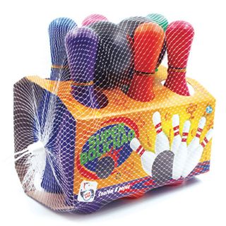 Jogo De Boliche Brinquedo Infantil Go Play Kit com 6 Pinos Multikids