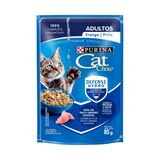 Ração Úmida Sachê Cat Chow Gato Adulto Frango Ao Molho 85g