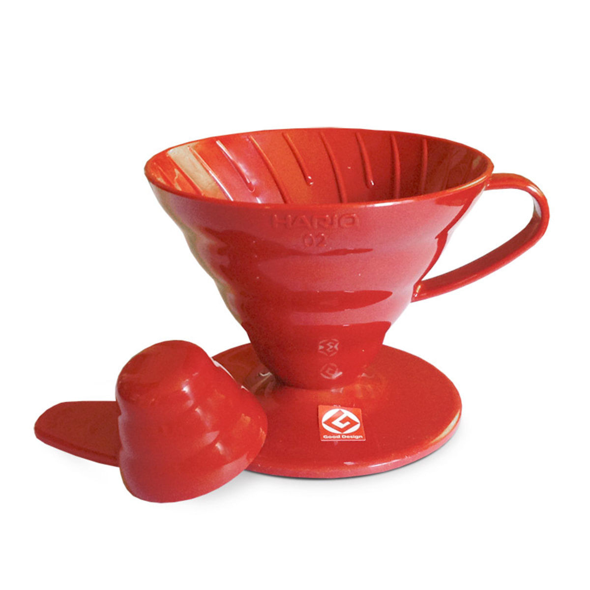 Coador de Café em Acrílico Vermelho Hario V60-01 Menor preço em Coador de Café em Acrílico Vermelho Hario V60-01
