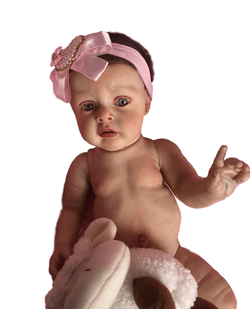 Boneca Bebe Reborn by Baby Dolls molde Chloe Com Corpo pano versao 4 -  Carrefour