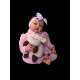 Boneca Bebe Reborn by Baby Dolls molde Chloe Com Corpo pano versao 4